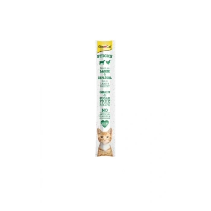 Gimcat Sticks Kuzu ve Tavuk Etli Çubuk Kedi Ödül Maması 50 Gr