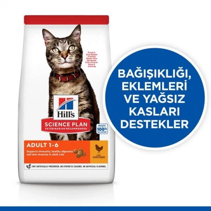 Hills Adult Optimal Care Tavuklu Yetişkin Kedi Maması 13+2 Kg Hediyeli