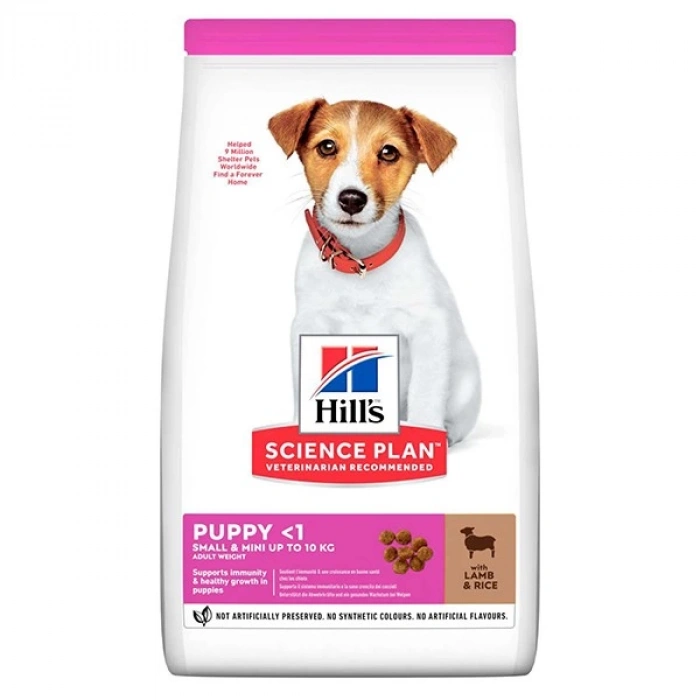 Hills Puppy Small & Mini Kuzu Etli Küçük Irk Yavru Köpek Maması 3 Kg
