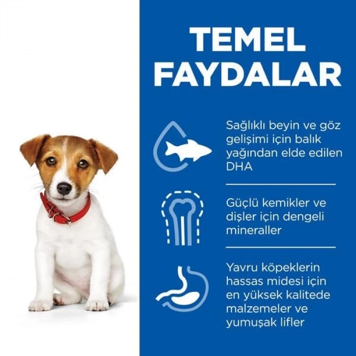 Hills Puppy Small & Miniature Tavuklu Küçük Irk Yavru Köpek Maması 3 Kg