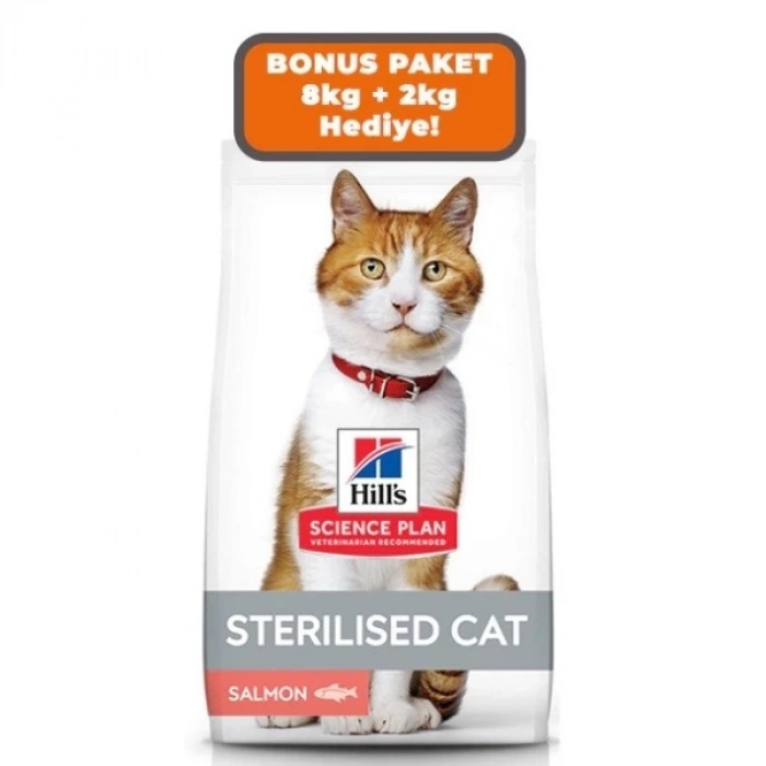 Hills Somonlu Kısırlaştırılmış Yetişkin Kedi Maması 3 Kg
