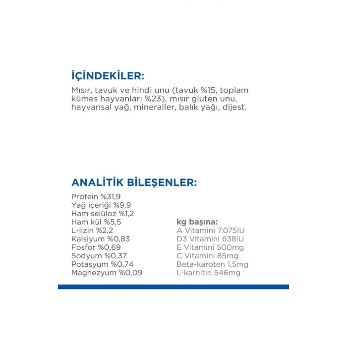 Hills Young Sterilised Tavuklu Kısırlaştırılmış Kedi Maması 3 Kg