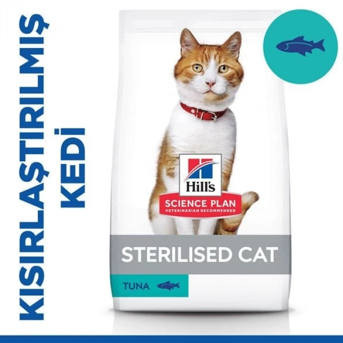 Hills Young Sterilised Ton Balıklı Kısırlaştırılmış Kedi Maması 13+2 Kg