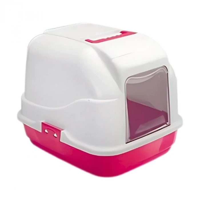 İmac My Cat Filtresiz Kapalı Kedi Tuvaleti Pembe 50x40x40 Cm