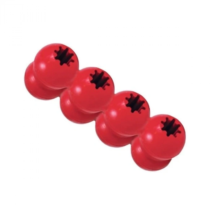 Kong Goodie Ribbon Çoklu Top Şeklinde Köpek Oyuncağı Small Kırmızı