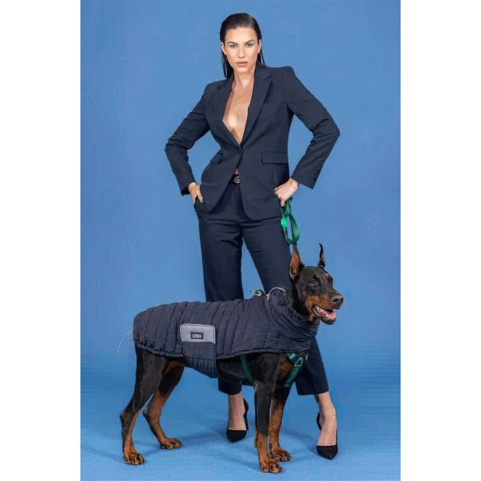 Lindo Dogs Air Puff Deep Köpek Montu Siyah Beden 6