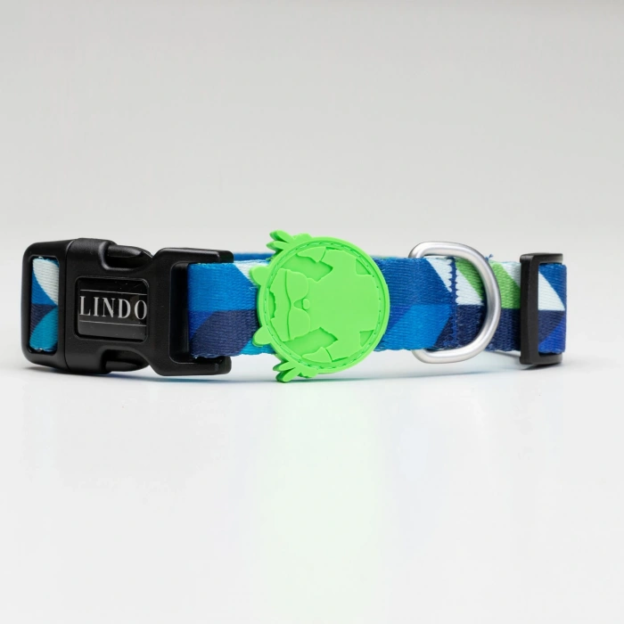 Lindo Dogs Blue Dream Köpek Boyun Tasması Mavi Medium