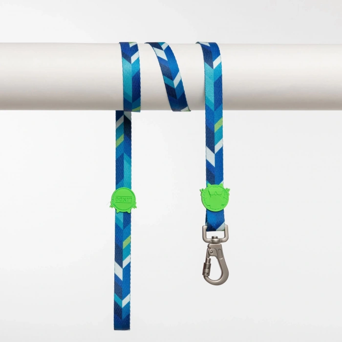 Lindo Dogs Blue Dream Köpek Gezdirme Kayışı Mavi/Yeşil Small