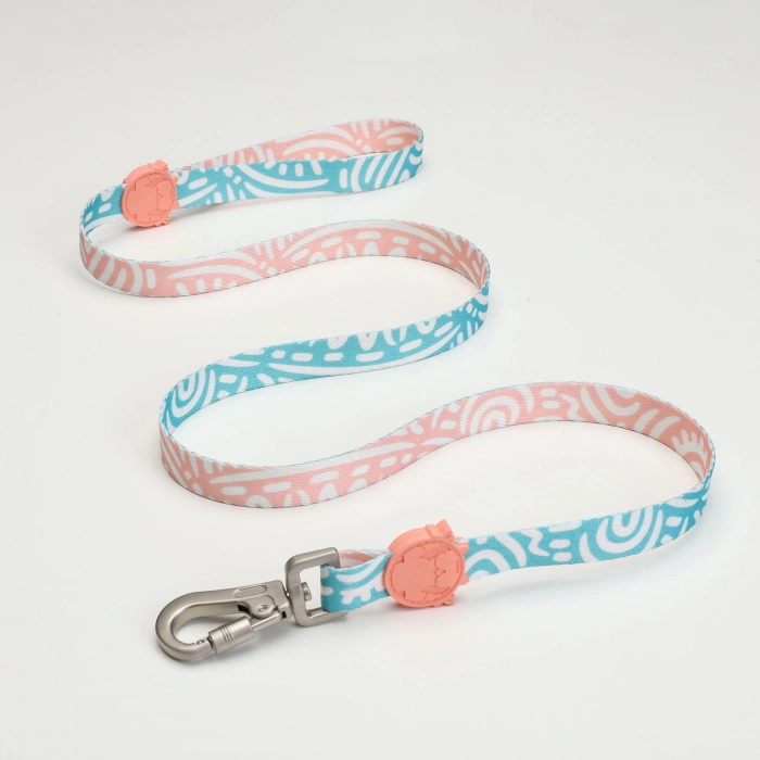 Lindo Dogs Touch Köpek Gezdirme Kayışı Mavi/Pembe Small