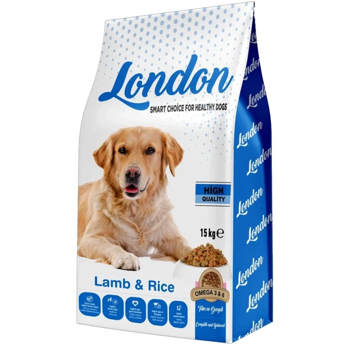 London Köpek Maması: Kuzu Etli & Pirinçli 15 kg