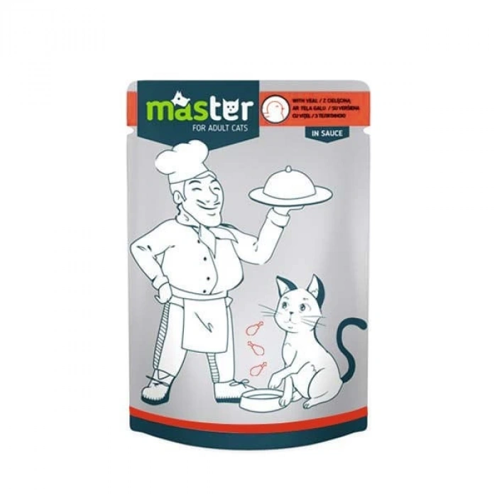 Master Jöleli Kümes Hayvanlı Pouch Konserve Kedi Maması 80 Gr