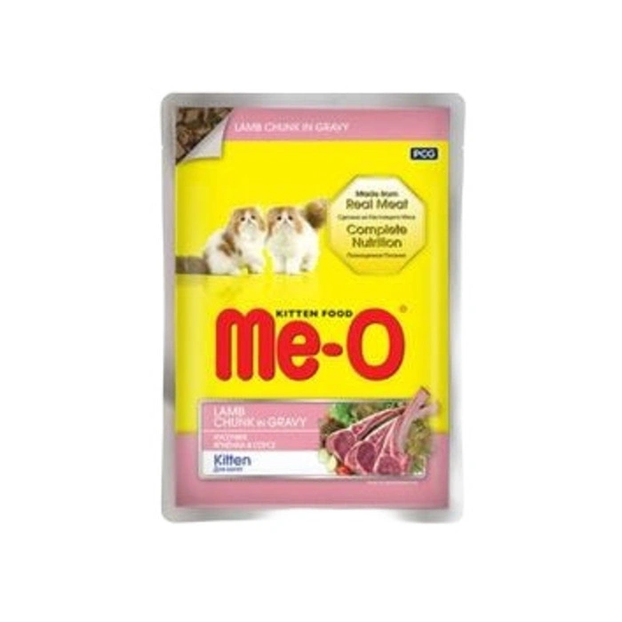 Me-O Kuzu Etli Yavru Kedi Pouch Konservesi 80 gr
