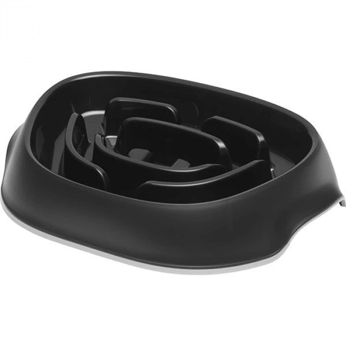 Moderna Slomo Kedi ve Köpek Mama ve Su Kabı Siyah 950 Ml