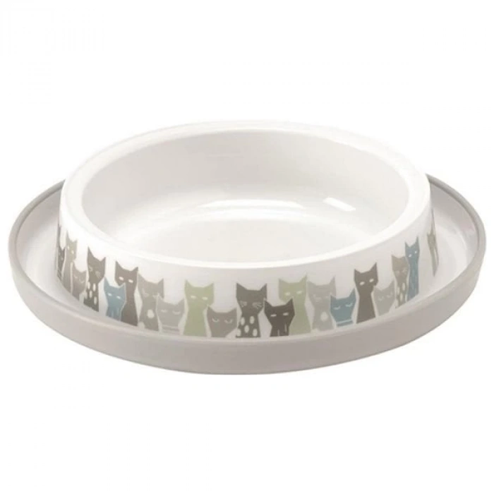 Moderna Trendy Friend Kedi Mama ve Su Kabı Beyaz 210 Ml