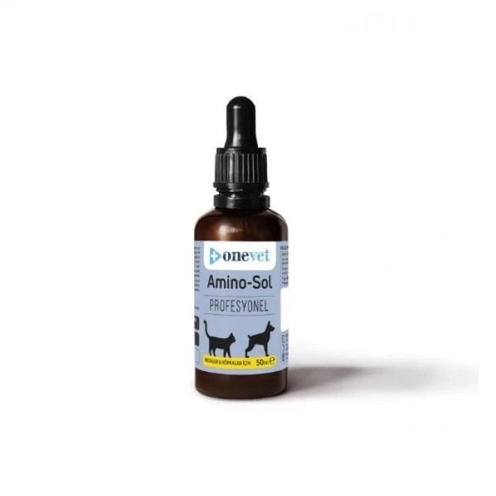 OneVet Amino-Sol Kedi ve Köpekler İçin Gelişim Destekleyici Damla 50 Ml
