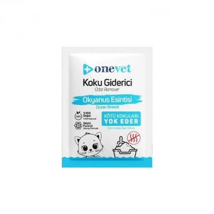 OneVet Kedi Kumu Koku Giderici 25 Gr Okyanus Esintili