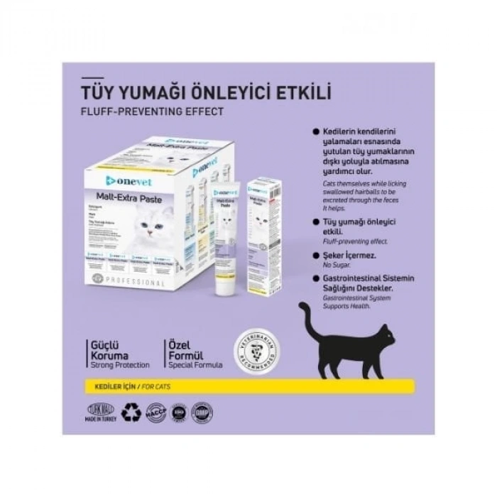 OneVet Malt Extra Paste Tüy Yumağı Önleyici Kedi Maltı 50 Gr