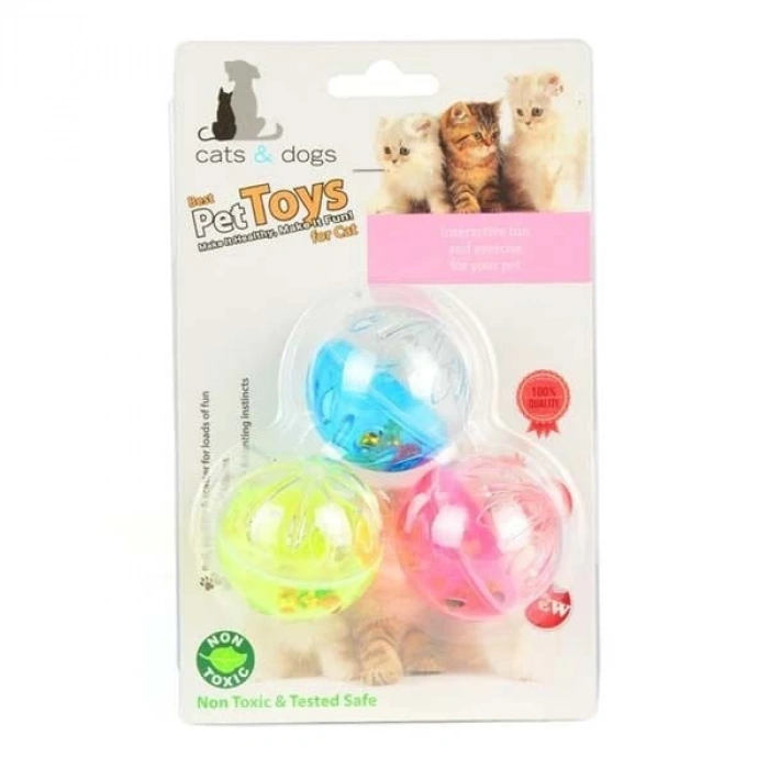 Petpretty Zm4-4317 Çıngırak Kedi Oyuncağı 3lü