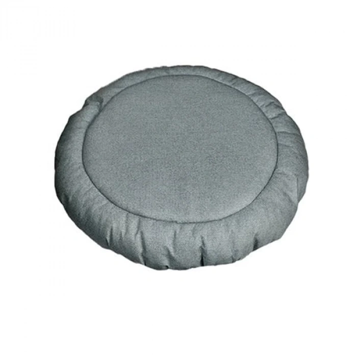 Petzz Sunflower Çift Taraflı Peluş Kedi ve Köpek Yatağı Gri/Mavi 85 Cm