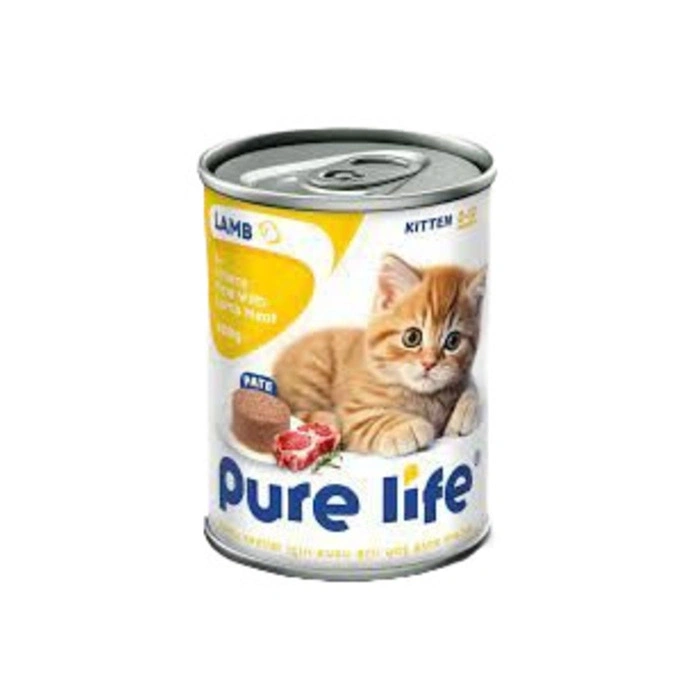 Pure Life Kuzu Etli Yavru Kedi Konservesi 400 Gr
