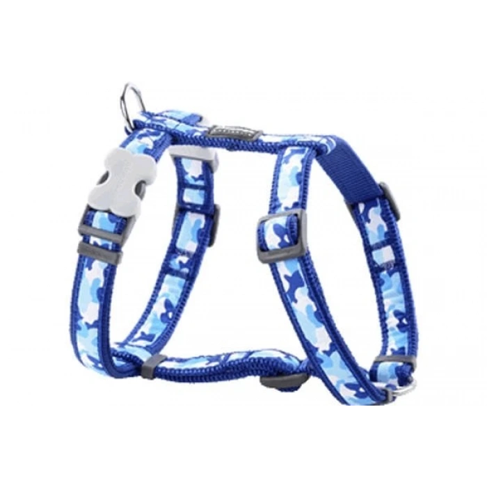 Red Dingo Kamuflaj Köpek Göğüs Tasması Lacivert 20 Mm