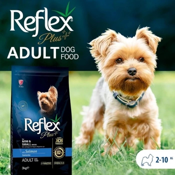 Reflex Plus Adult Somonlu Küçük Irk Yetişkin Köpek Maması 8 Kg