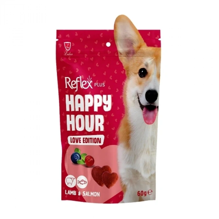 Reflex Plus Happy Hour Kuzu Etli ve Somunlu Köpek Ödül Maması 60 Gr
