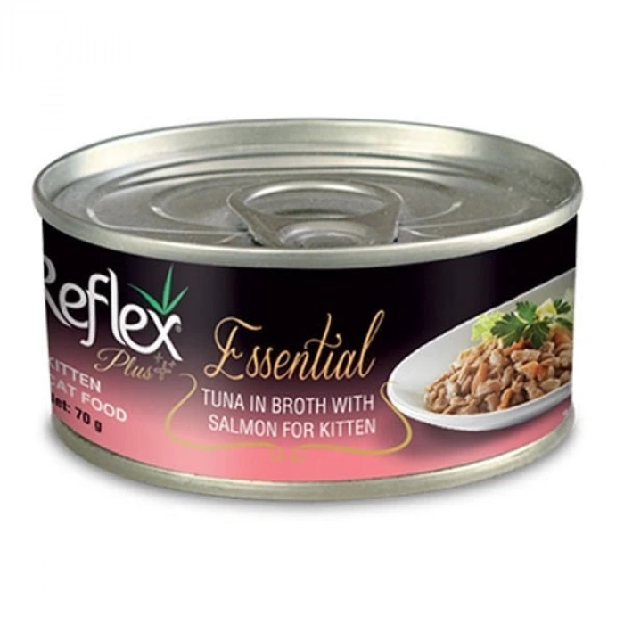 Reflex Plus Ton Balık ve Somonlu Yavru Konserve Kedi Maması 70 Gr