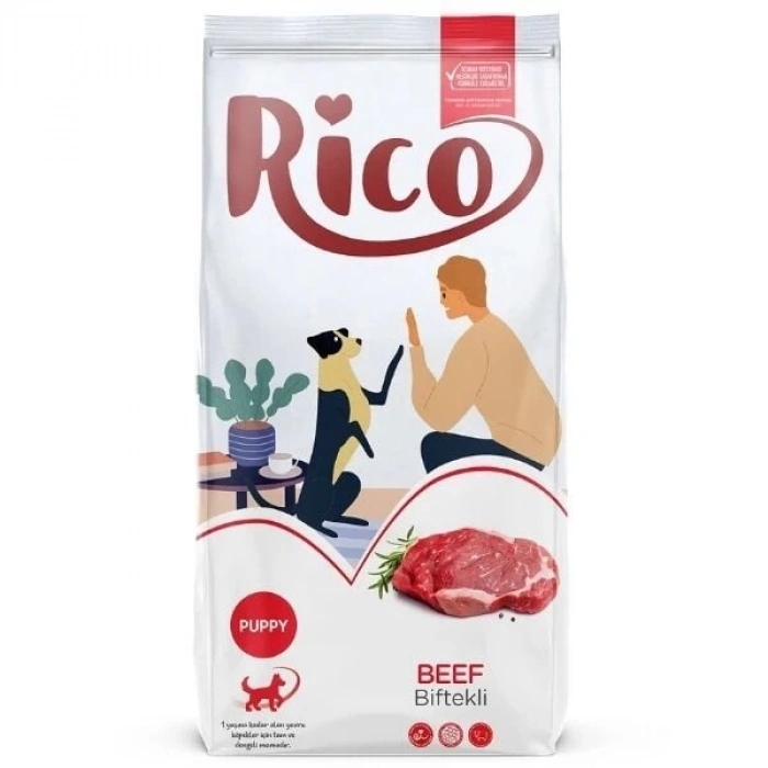 Rico Sığır Etli Yavru Köpek Maması 15 Kg