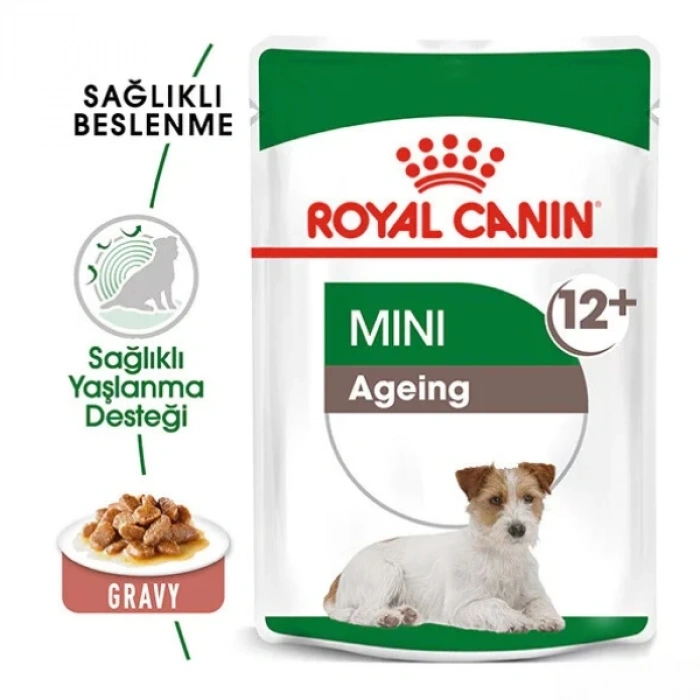 Royal Canin Ageing +12 Gravy Pouch Yaşlı Konserve Köpek Maması 85 Gr
