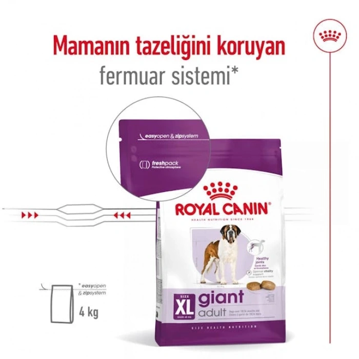 Royal Canin Giant Adult Dev Irk Yetişkin Köpek Maması 15 Kg