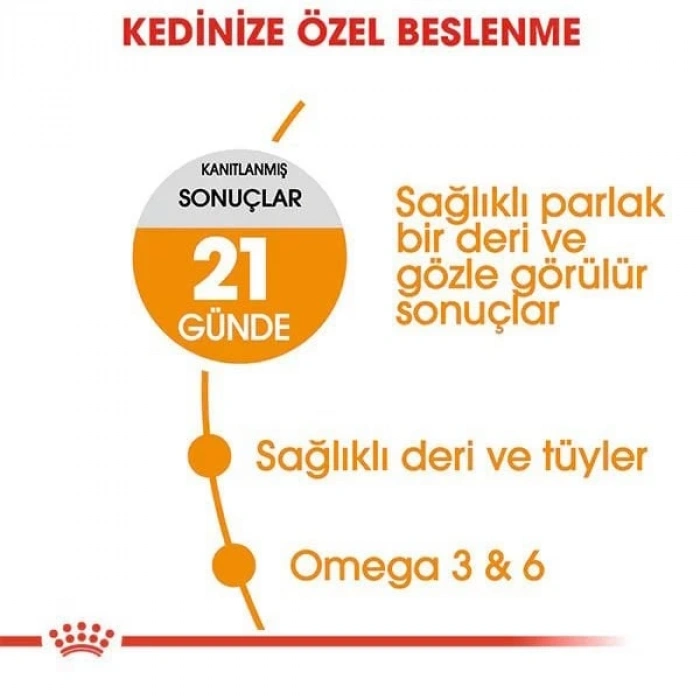 Royal Canin Hair Skin Deri ve Tüy Sağlığı için Kedi Maması 2 Kg