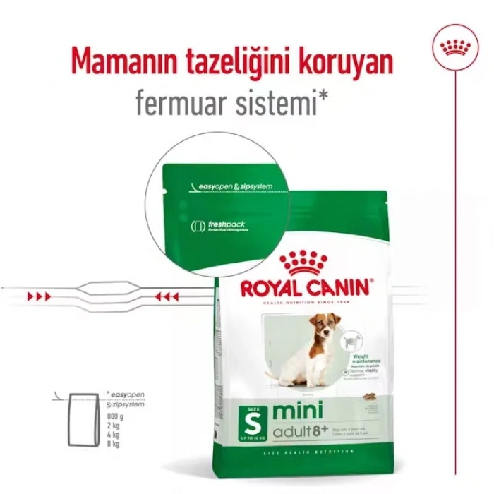 Royal Canin Mini Adult 8+ Küçük Irk Yaşlı Köpek Maması 2 Kg
