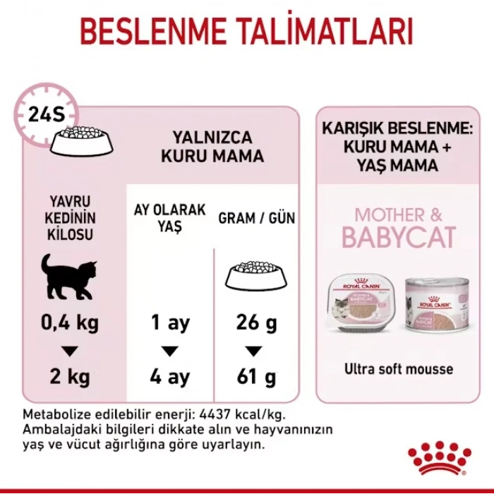 Royal Canin Mother Babycat Anne ve Yavru Kedi Maması 2 Kg