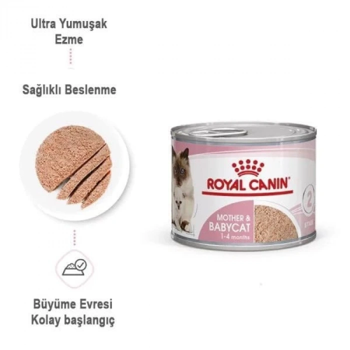 Royal Canin Mother Babycat Konserve Yavru Kedi Maması 195 Gr