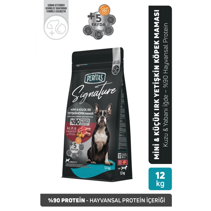Signature Kuzulu Küçük Irk Yetişkin Köpek Maması 12 Kg