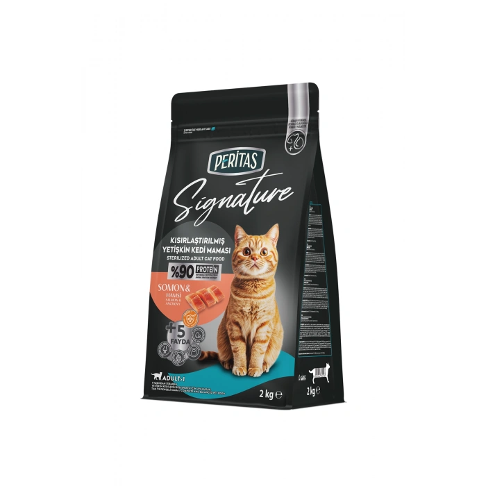 Signature Somonlu Kısırlaştırılmış Yetişkin Kedi Maması 2 Kg