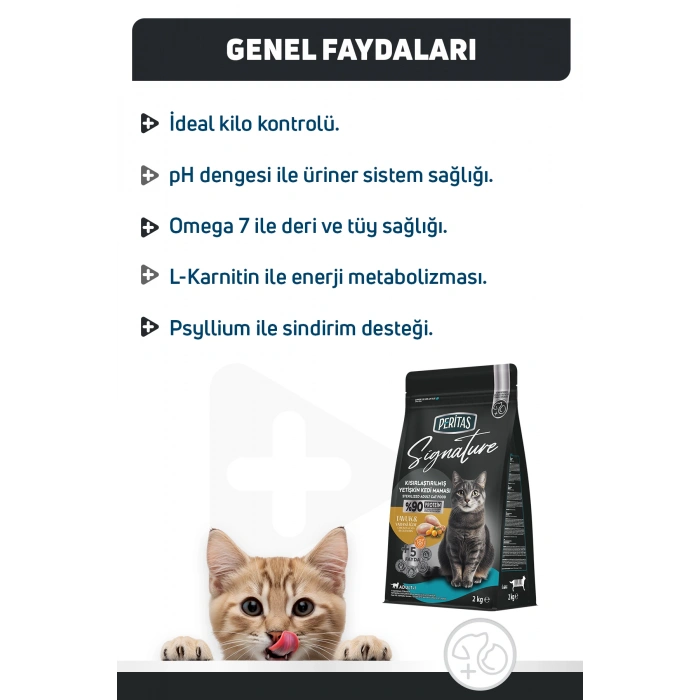 Signature Tavuklu Kısırlaştırılmış Yetişkin Kedi Maması 2 Kg