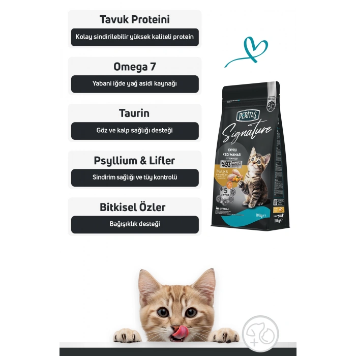 Signature Tavuklu Yavru Kedi Maması 10 Kg
