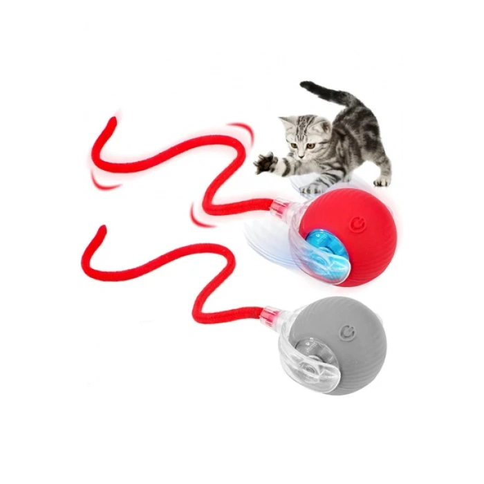 SmartBall 360° Şarjlı Hareketli Akıllı Kedi Oyun Topu