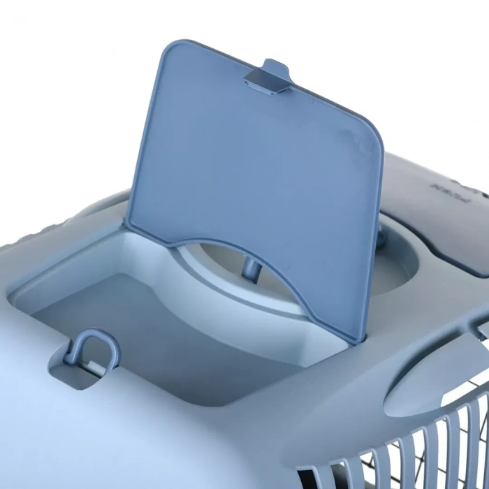 Stefanplast Gulliver 2 Metal Kapılı Kedi ve Küçük Irk Köpek Taşıma Çantası Mavi 55x36x35 Cm