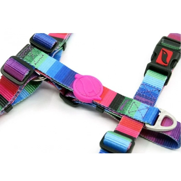 Tailpetz Wave Desenli Köpek Göğüs Tasması Small 24-38x32-51 Cm