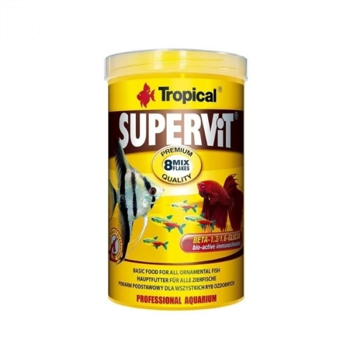 Tropical Süpervit Granulat Omnivor Granül Balık Yemi 250 Ml 60 Gr