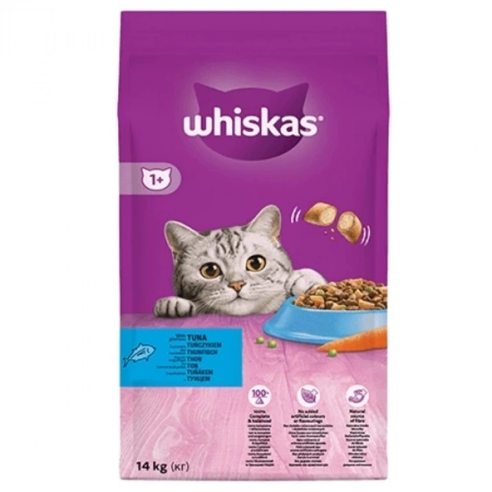 Whiskas Ton Balık ve Sebzeli Yetişkin Kedi Maması 14 Kg