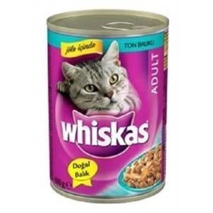 Whiskas Ton Balıklı Yetişkin Konserve Kedi Maması 400 Gr