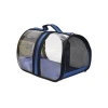 Bacco Milano Şeffaf Kedi Köpek Taşıma Çantası Mavi