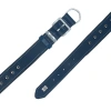 Doggie Comfort Deri Çivili Köpek Boyun Tasması Medium Mavi 2.5x37-45 Cm