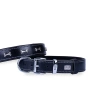 Doggie Comfort Deri Kemik Süslü Köpek Boyun Tasması Medium Siyah 2.5x37-45 Cm