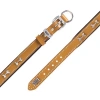 Doggie Comfort Deri Kemik Süslü Köpek Boyun Tasması Small Camel 2x30-35 Cm