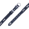 Doggie Comfort Deri Kemik Süslü Köpek Boyun Tasması Small Siyah 2x30-35 Cm